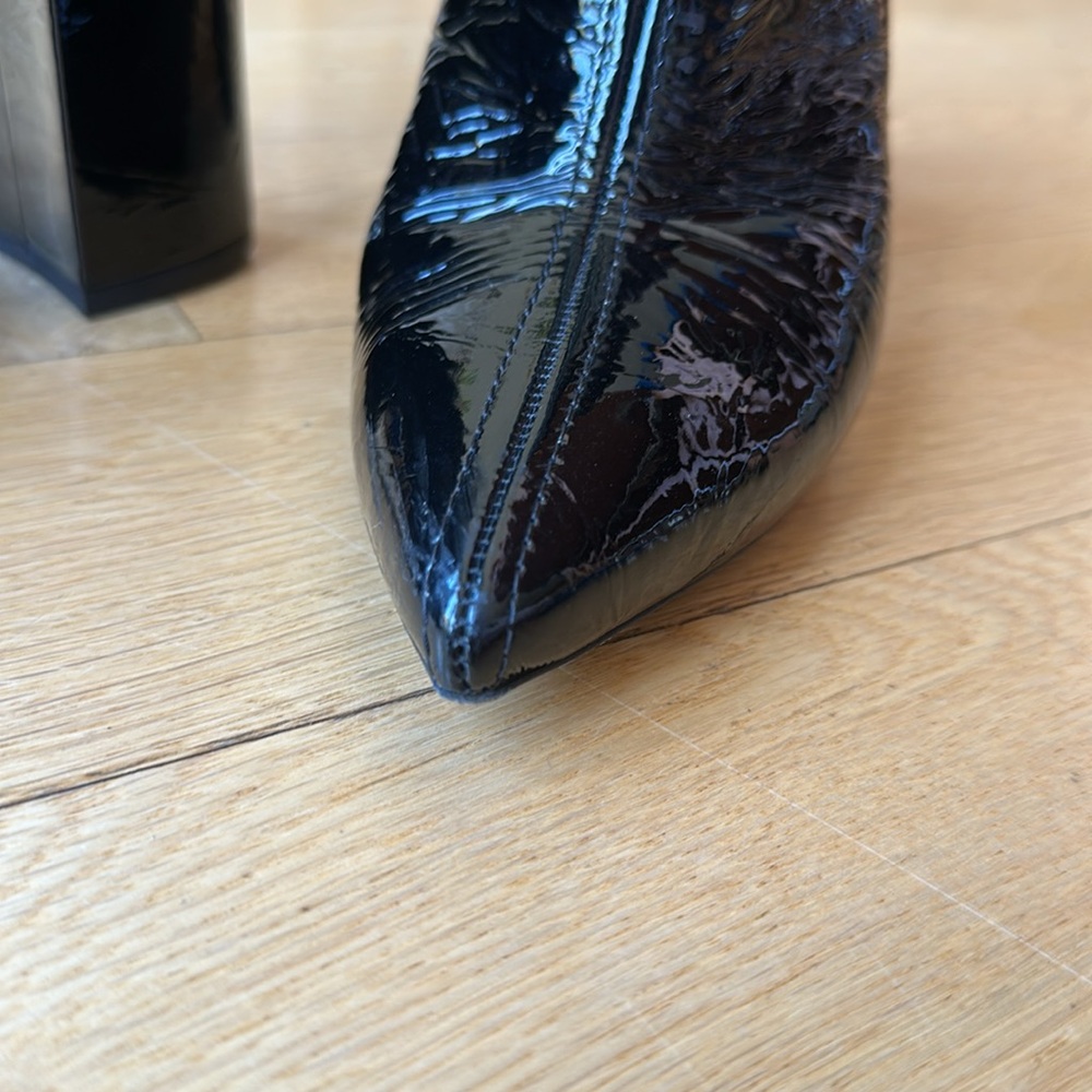 Zadig & Voltaire Glimmer Block Heel Black Boots - Picture 3 of 7